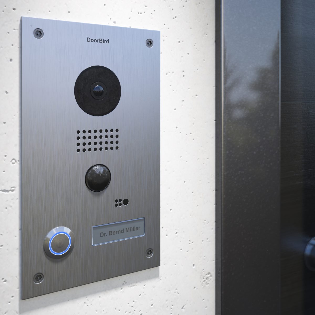 DOORBIRD Video Door Station D202 Stainless Steel Flush Edition